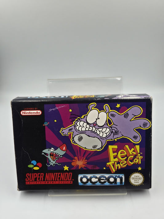  SNES Super Nintendo Eek The Cat mit OVP und  Anleitung UKV