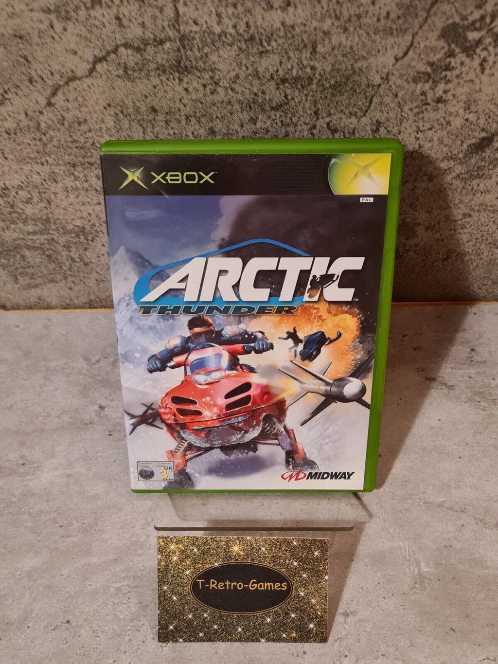 XBOX Spiel Arctic Thunder mit OVP und Anleitung Englisch - T-Retro-Games 