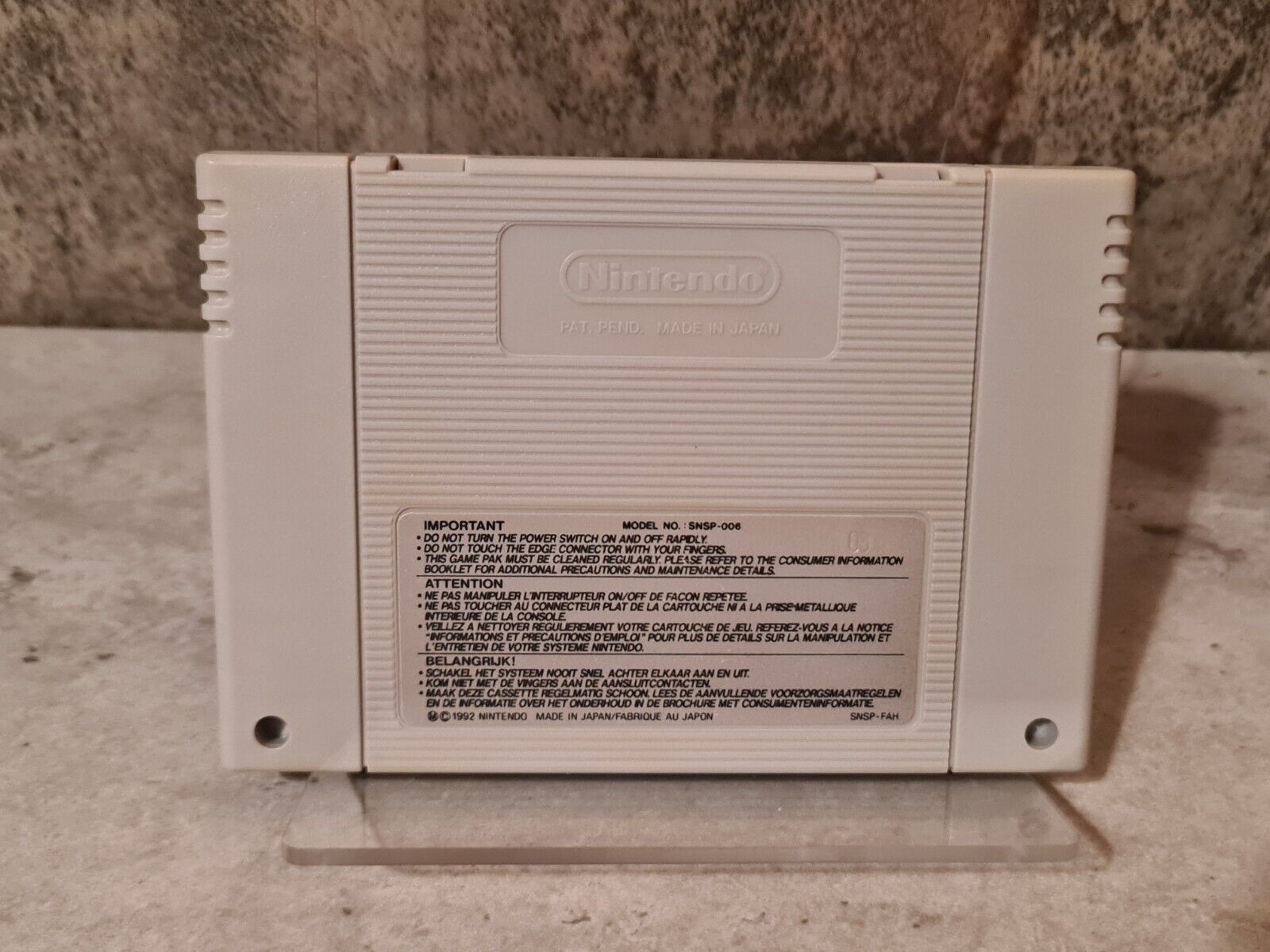 SNES Super Nintendo The Addams Family FAH Modul - T-Retro-Games 