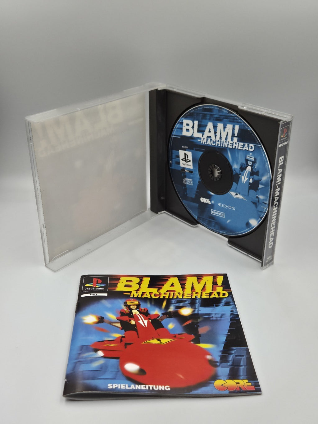PS1 Playstation 1 Spiel Blam!-Machinehead mit OVP und Anleitung Deutsch