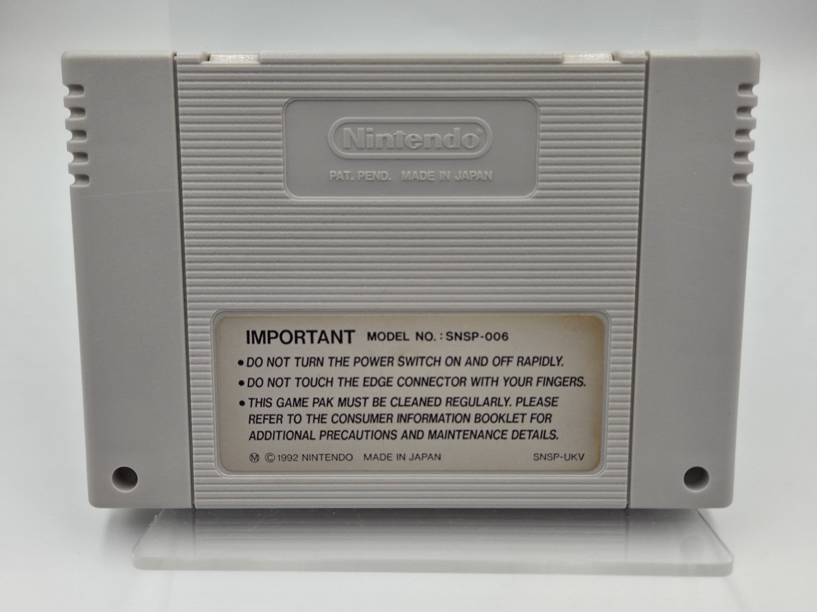SNES Super Nintendo Mighty Morphin Power Rangers The Movie Modul UKV