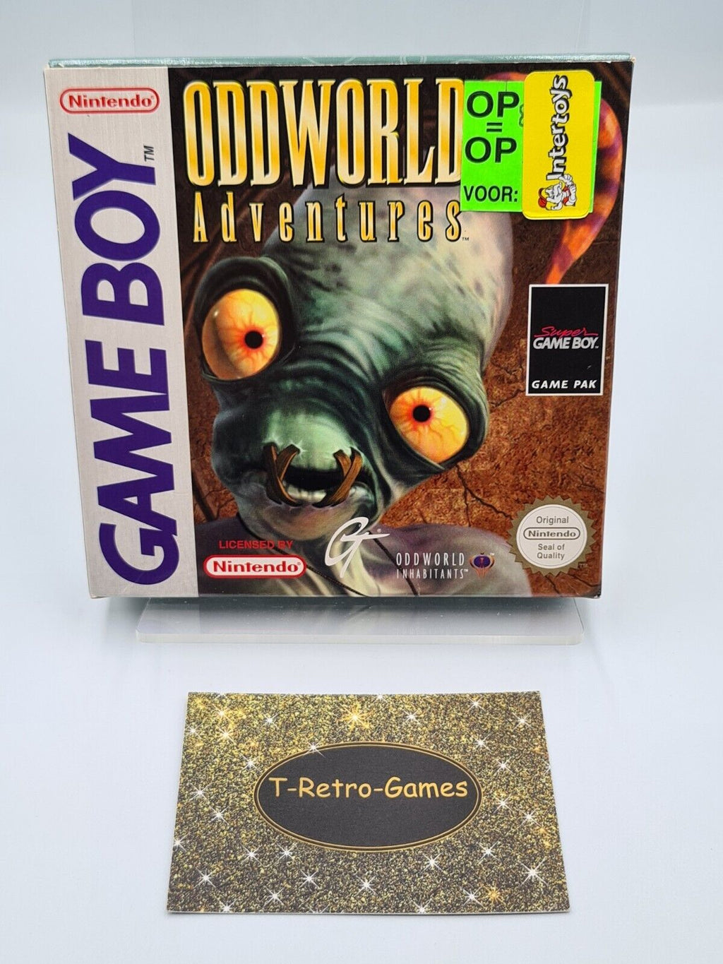 Nintendo Gameboy Classic Oddworld Adventures mit OVP und Anleitung EUR - T-Retro-Games 