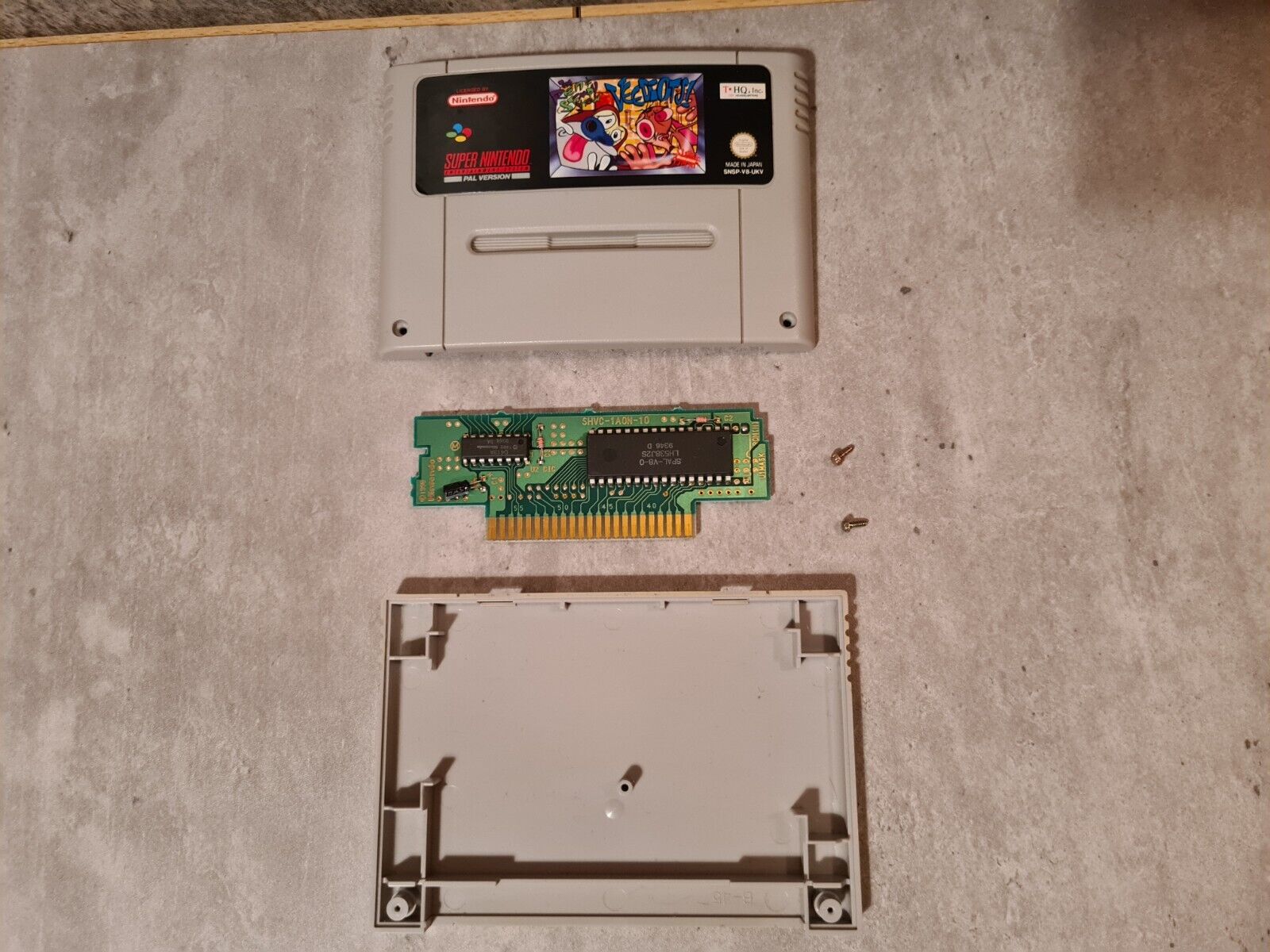 SNES Super Nintendo The Ren & Stimpy Show Veediots! mit OVP und Anleitung UKV - T-Retro-Games 