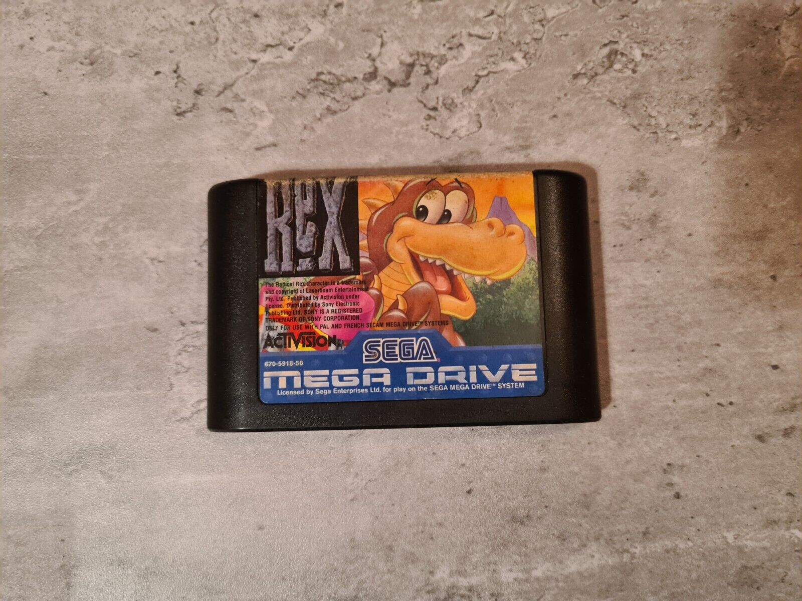 Sega Mega Drive Spiel Radical Rex mit OVP Multi Language - T-Retro-Games 