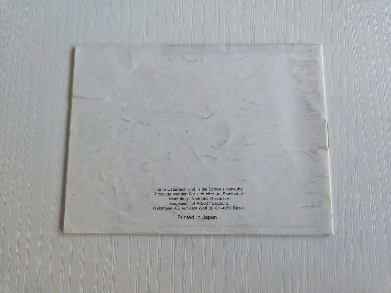 Game Boy Classic Bugs Bunny Crazy Castle Spielanleitung Instruction Booklet FRG