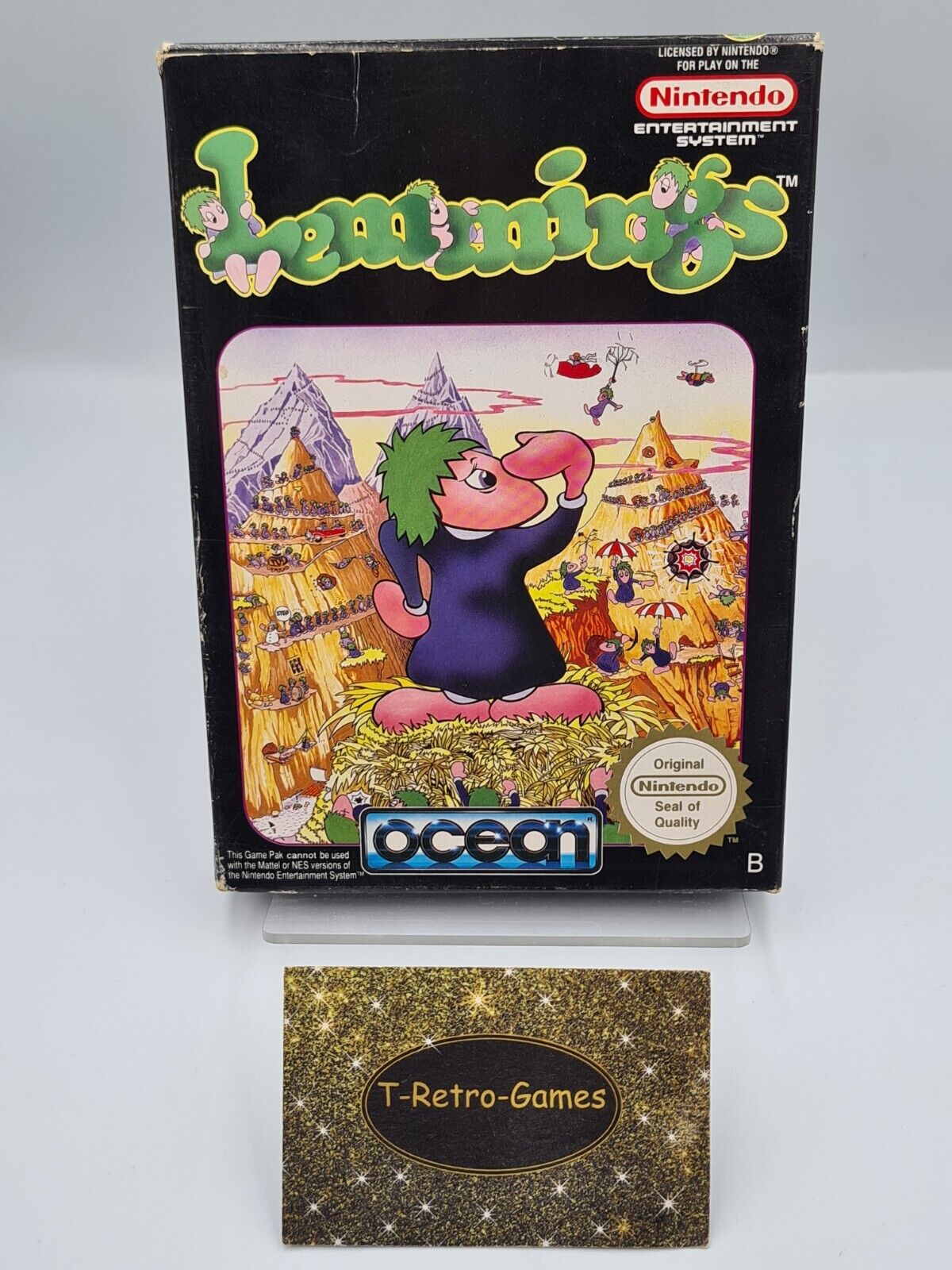 Nintendo NES Lemmings mit OVP und Anleitung FRA - T-Retro-Games 