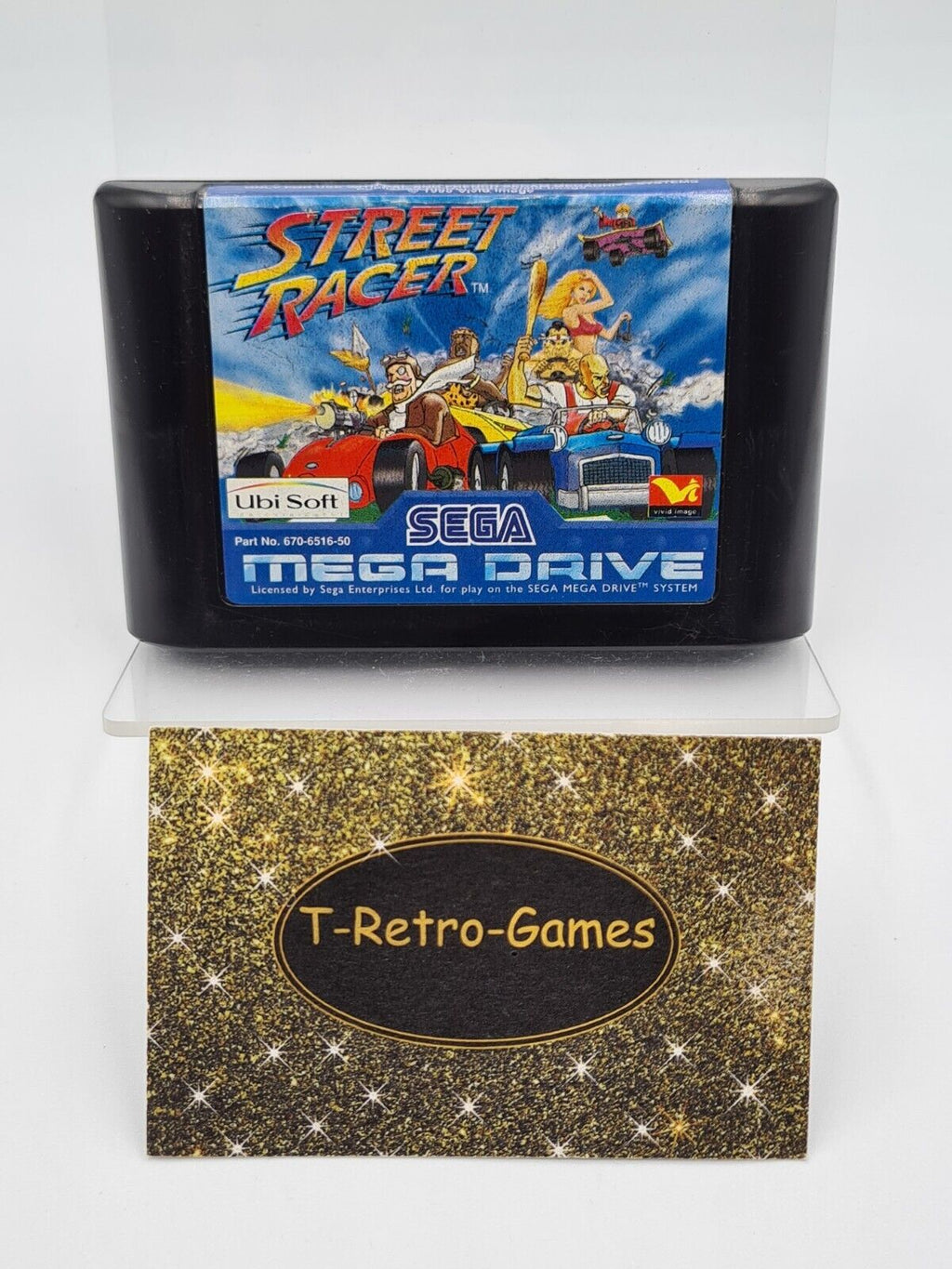 Sega Mega Drive Street Racer Modul - T-Retro-Games 