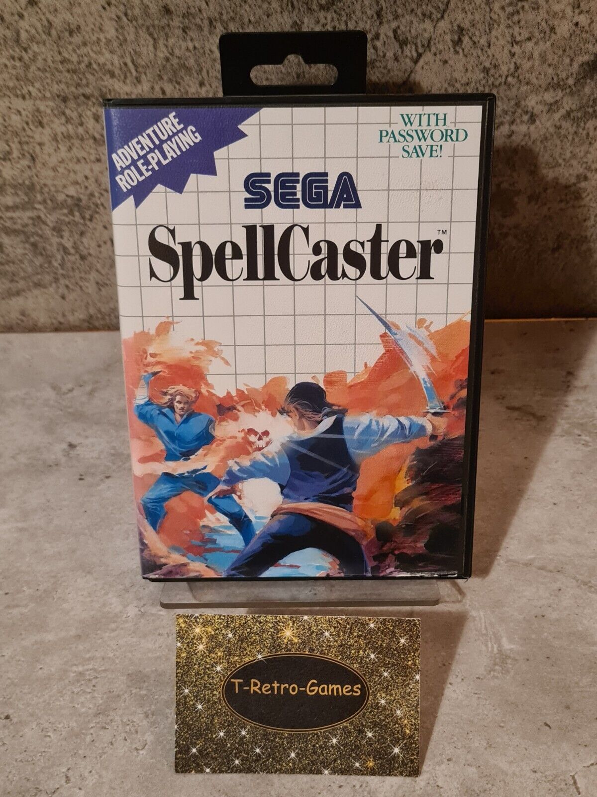 Sega Master System SpellCaster mit OVP und Anleitung Multi Language - T-Retro-Games 