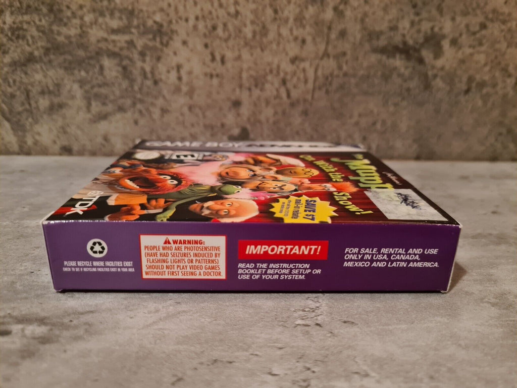 Nintendo Gameboy Advance The Muppets On with the Show! mit OVP und Anleitung USA - T-Retro-Games 