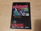 SNES Pinball Dreams Spielanleitung Instruction Booklet UKV