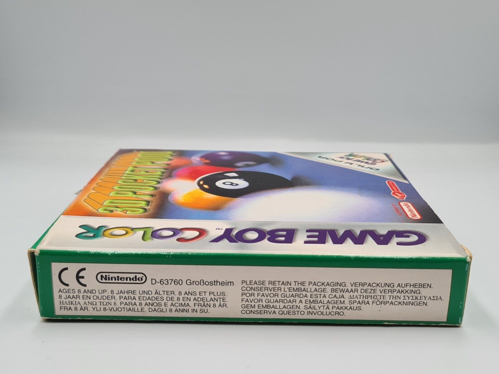 Nintendo Game Boy Color 3D Pocket Pool mit OVP und Anleitung EUR - T-Retro-Games 