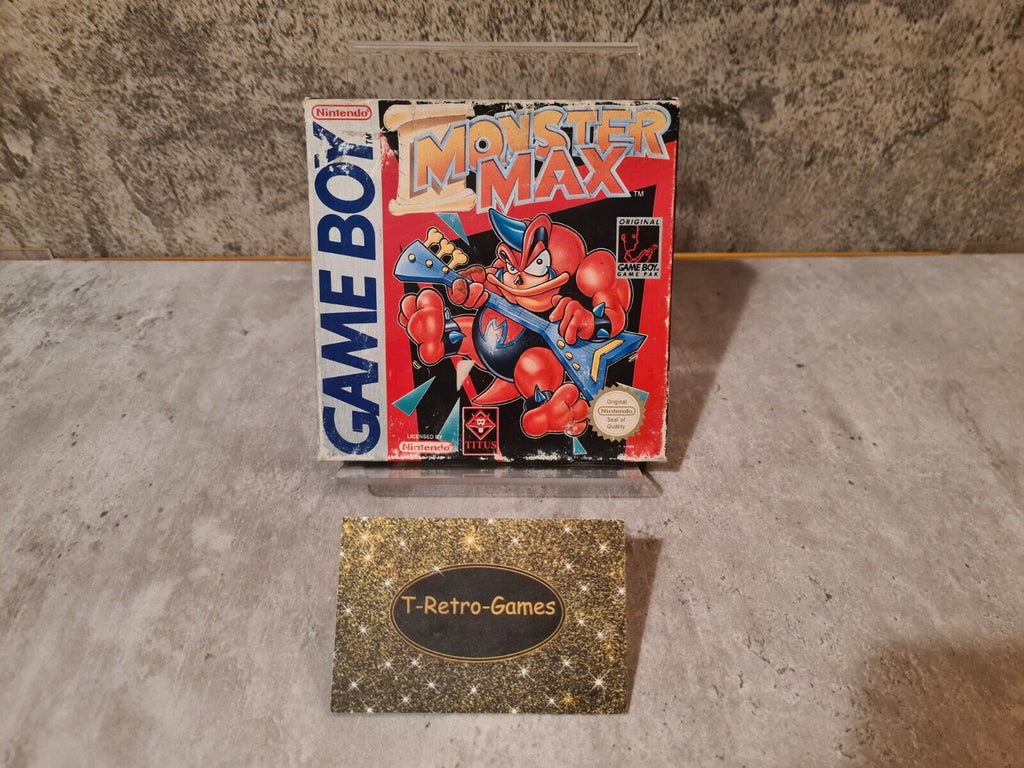 Nintendo Game Boy Classic Monster Max mit OVP und Anleitung FRG - T-Retro-Games 