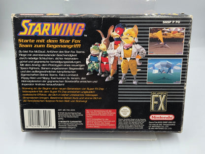 SNES Super Nintendo Starwing mit OVP und Anleitung NOE/SFRG