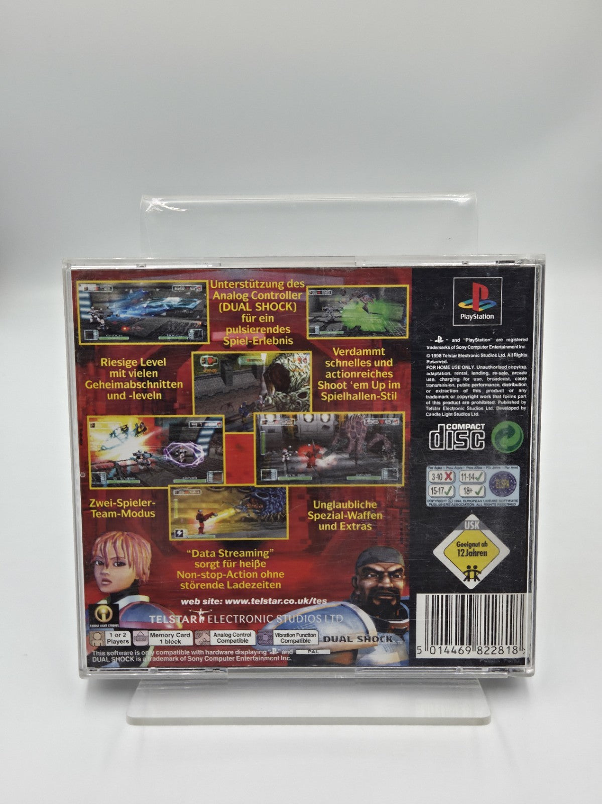 PS1 Playstation 1 Spiel Assault mit OVP und Anleitung Deutsch