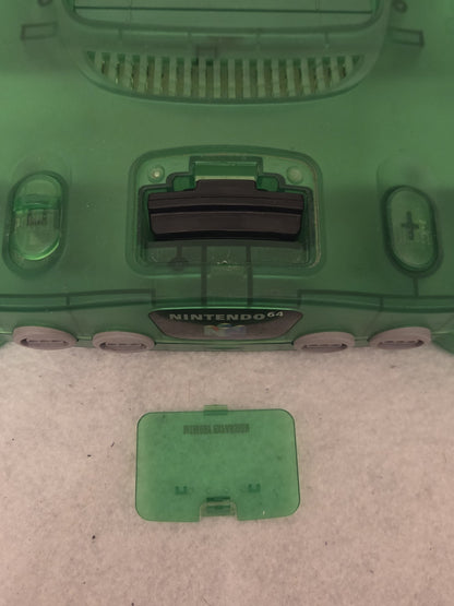 Nintendo 64 N64 Konsole Clear Green  Jungle Green  + Controller + Kabel USA