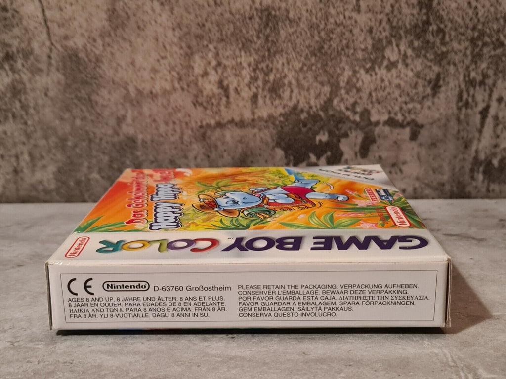 Gameboy Color Das Geheimnis der Happy Hippo Insel mit OVP und Anleitung NOE - T-Retro-Games 