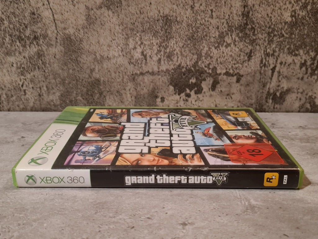 XBOX360 Grand Theft Auto Five mit OVP und Anleitung Deutsch 2 Discs - T-Retro-Games 