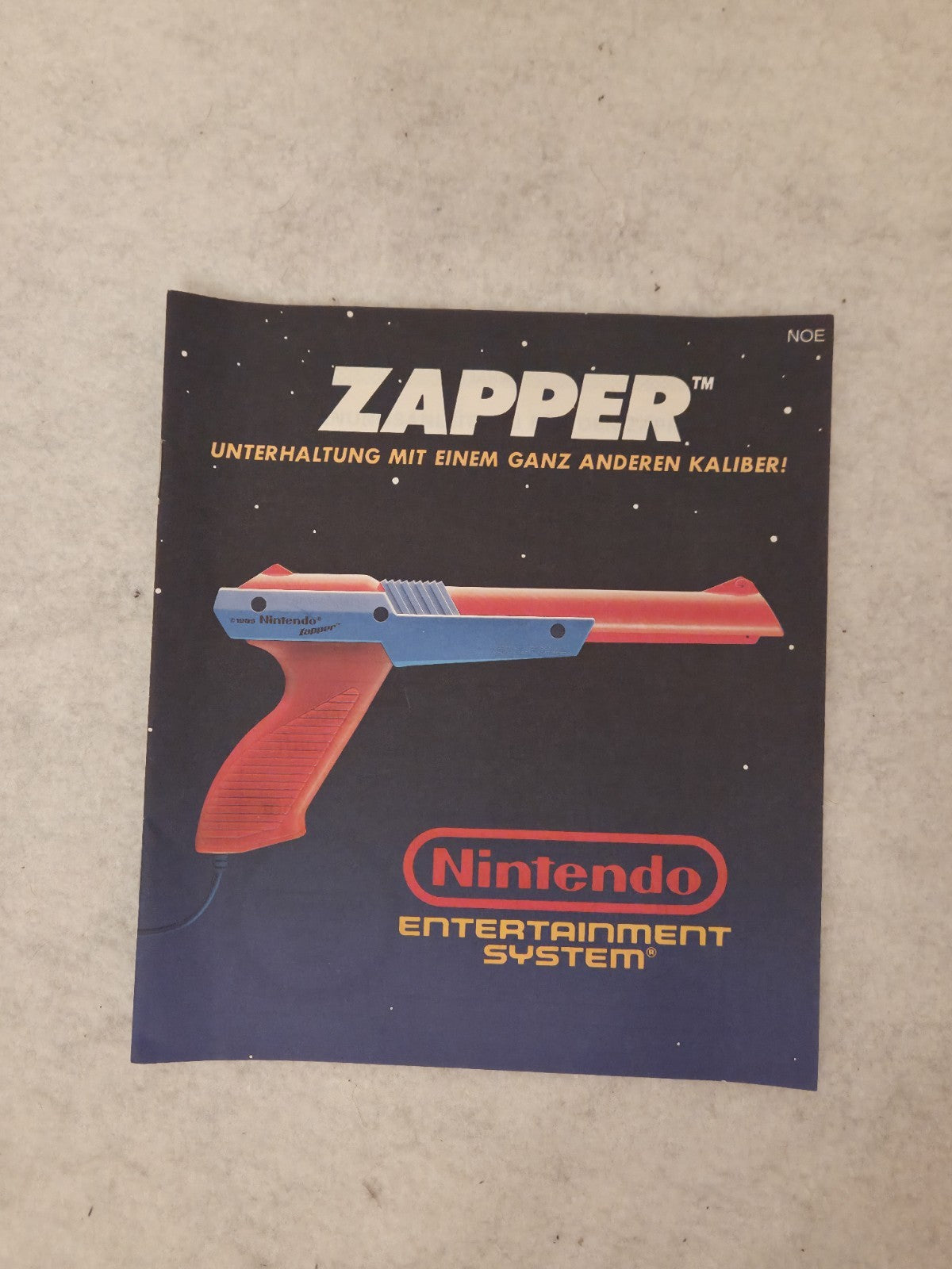 Nintendo NES Zapper Light Gun  1985 OVP NOE