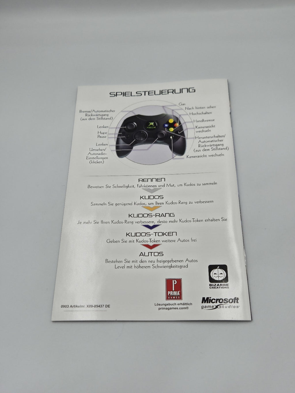 XBOX Spiel Project Gotham Racing 2 mit OVP und Anleitung Deutsch