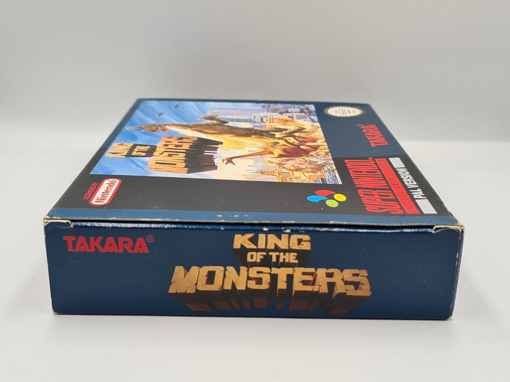 Super Nintendo King of The Monsters mit OVP und Anleitung NOE - T-Retro-Games 