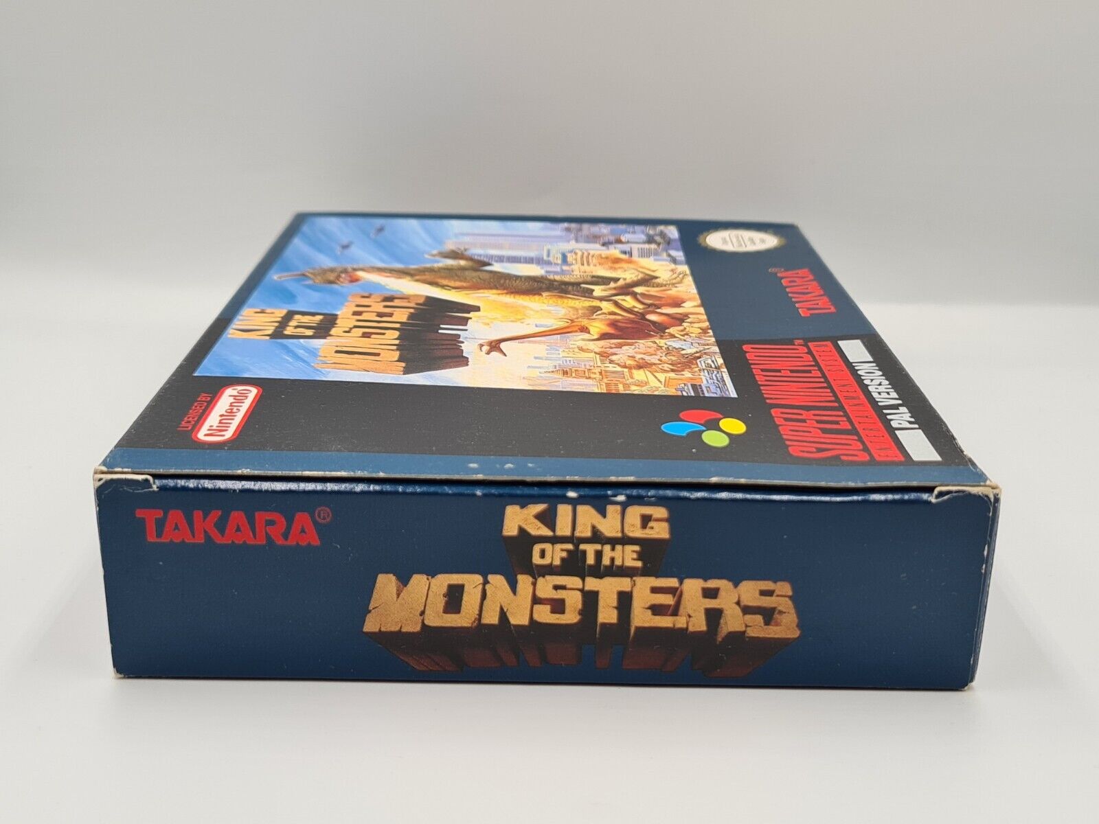 Super Nintendo King of The Monsters mit OVP und Anleitung NOE - T-Retro-Games 