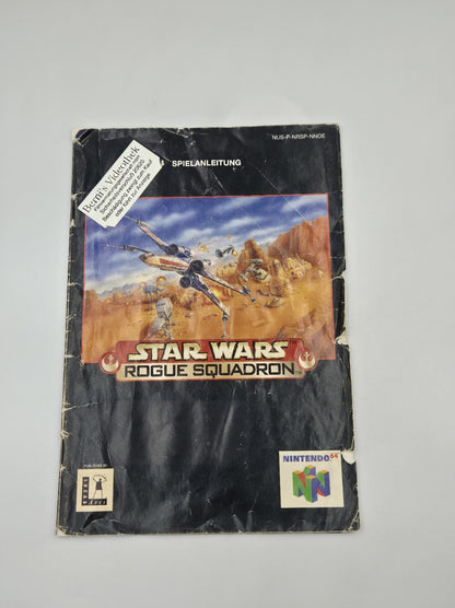 N64 Nintendo 64 Spiel Star Wars Rogue Squadron mit OVP und Anleitung NOE