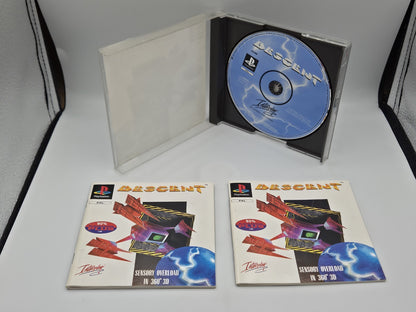 PS1 Playstation 1 Descent mit OVP und Anleitungen Multilingual