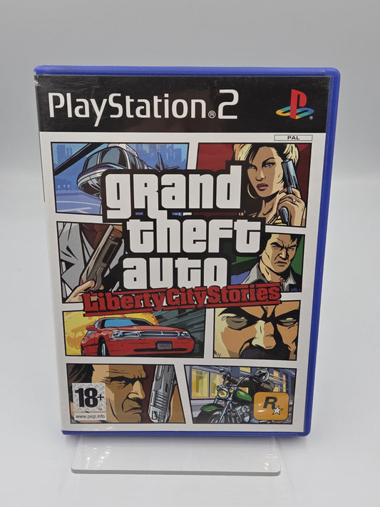 PS2 Grand Theft Auto Liberty City Stories mit OVP + Anleitung + Poster Englisch