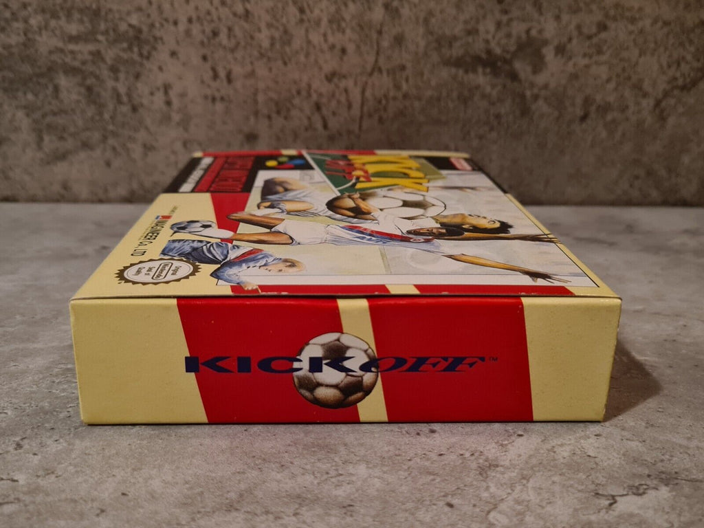 SNES Super Nintendo Kick Off mit OVP und Anleitung UKV - T-Retro-Games 
