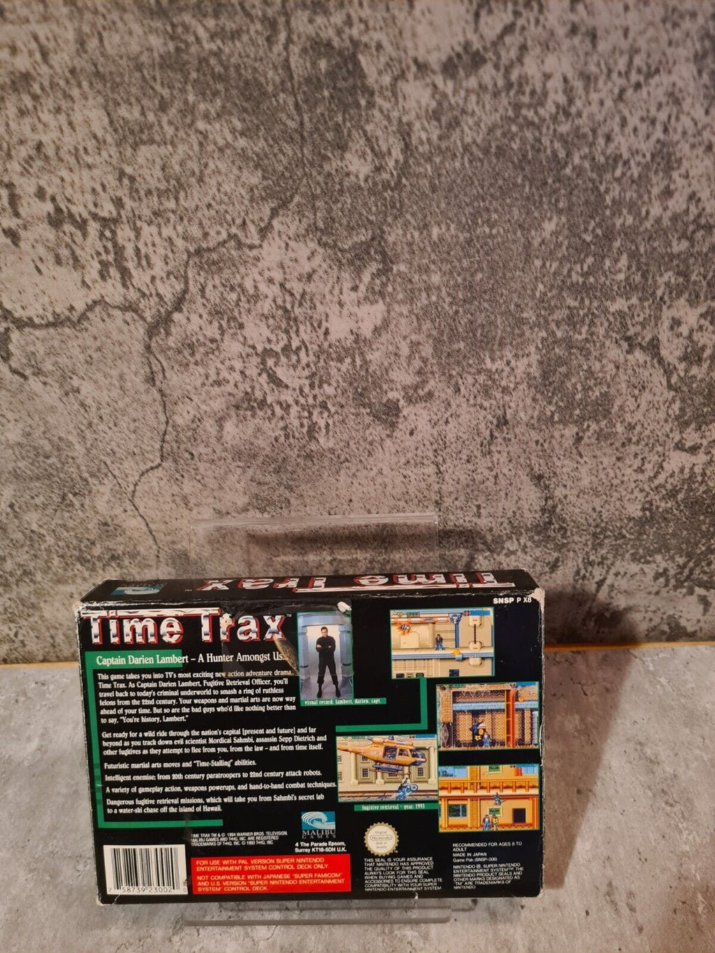 SNES Super Nintendo Time Trax mit OVP und Anleitung UKV - T-Retro-Games 