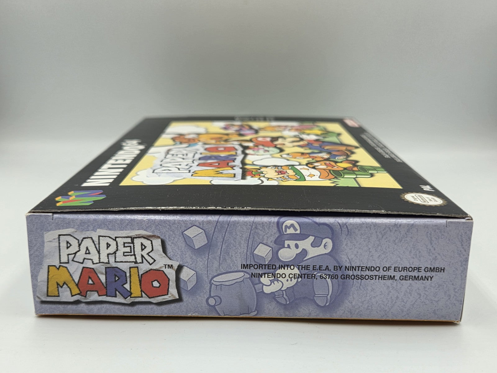 N64 Nintendo 64 Paper Mario mit OVP und Anleitung EUR