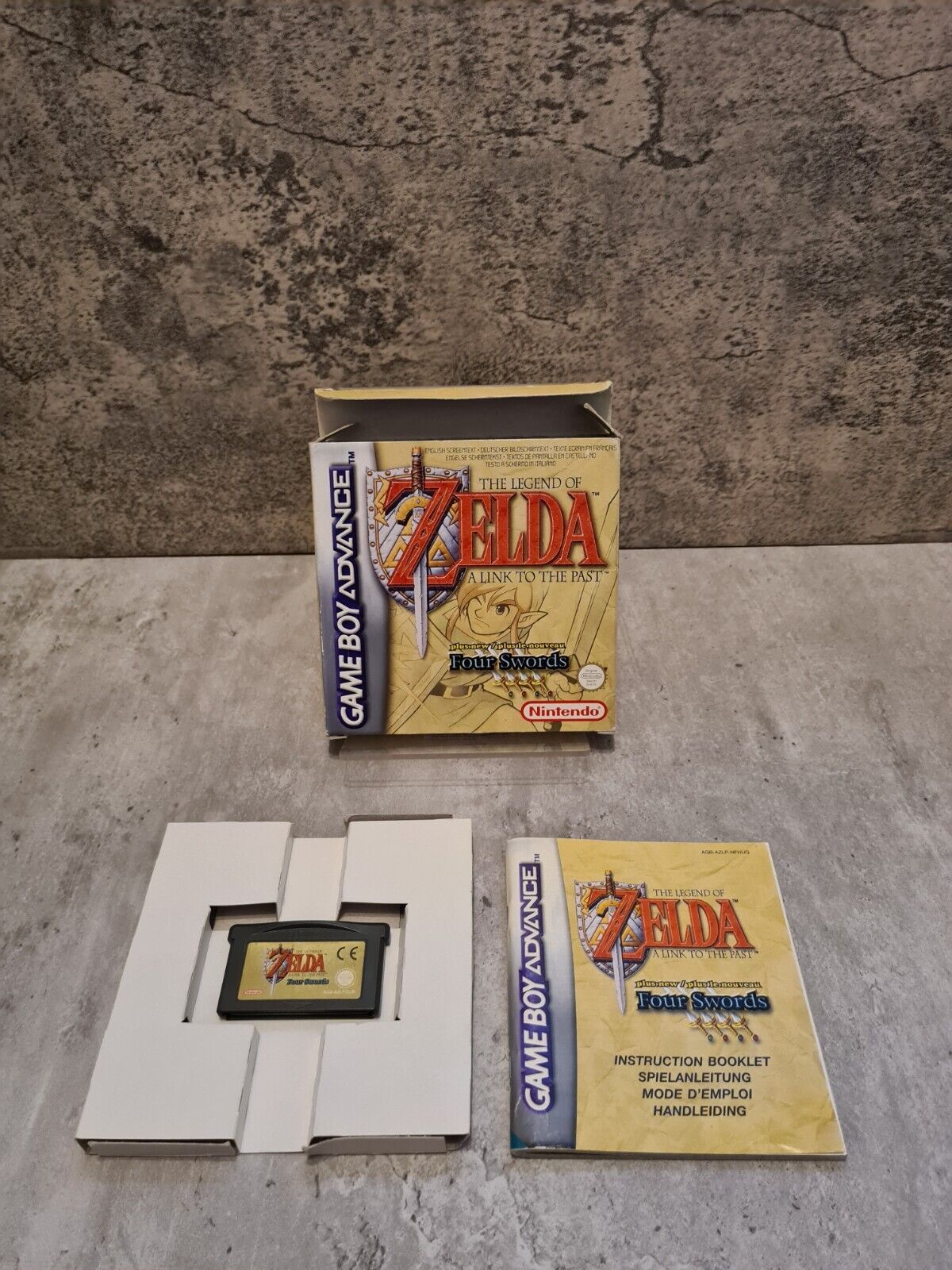 Nintendo Gameboy Advance The Legend of Zelda Four Swords mit OVP + Anleitung EUR - T-Retro-Games 