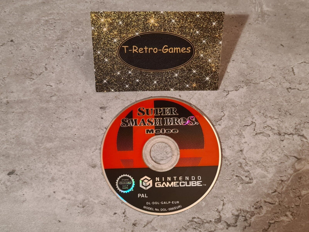 Nintendo GameCube Super Smash Bros. Melee Disc only nur CD EUR - T-Retro-Games 
