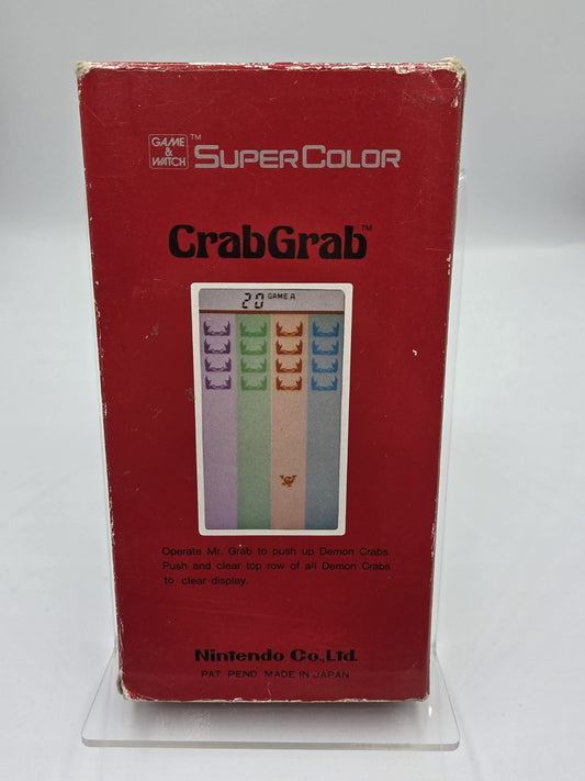 Nintendo Game & Watch CrabGrab OVP Super Color (UD-202) 1984