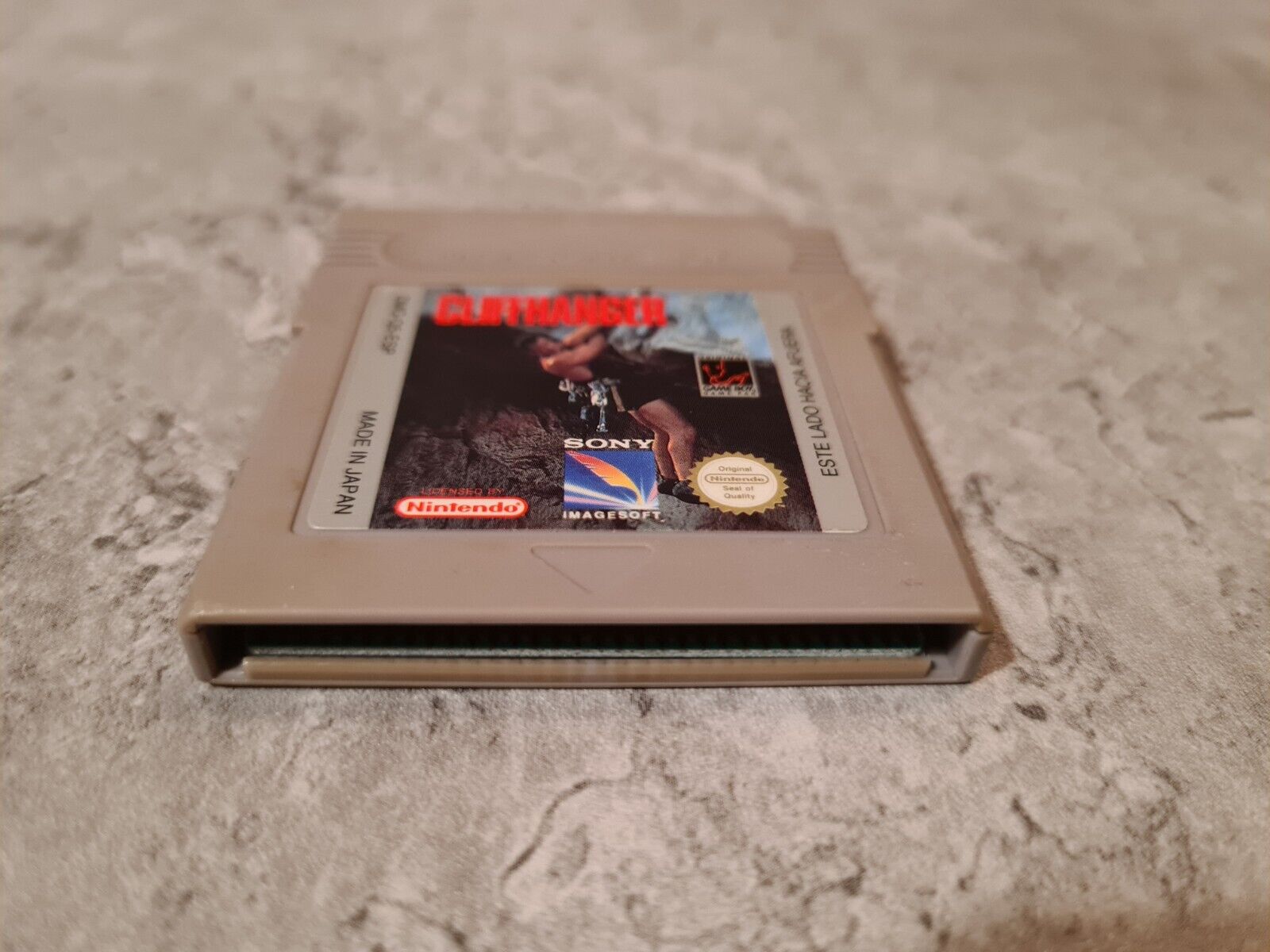 Nintendo Gameboy Classic Spiel Cliffhanger Modul ESP - T-Retro-Games 