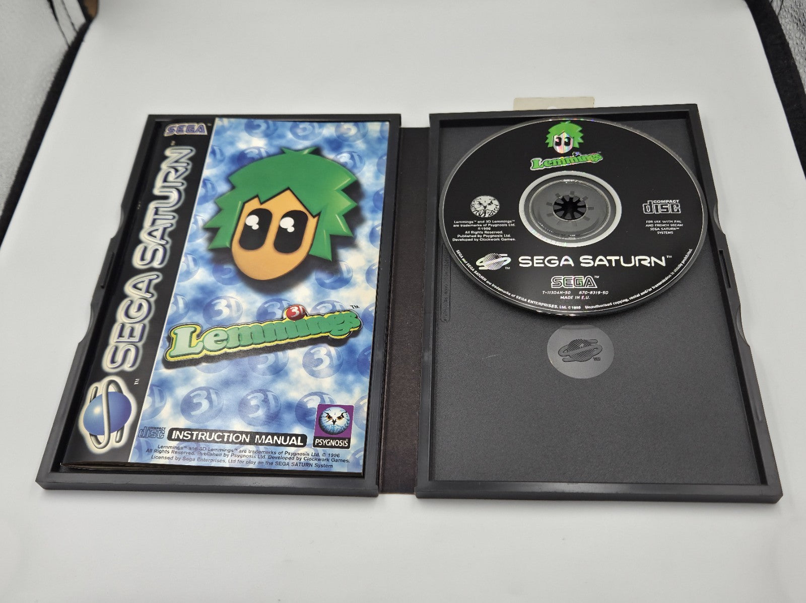 Sega Saturn Spiel Lemmings mit OVP und Anleitung Multi Language 