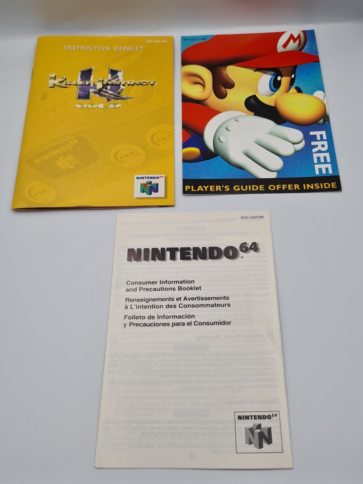 N64 Nintendo 64 Killer Instinct Gold mit OVP und Anleitung USA NTSC - T-Retro-Games 