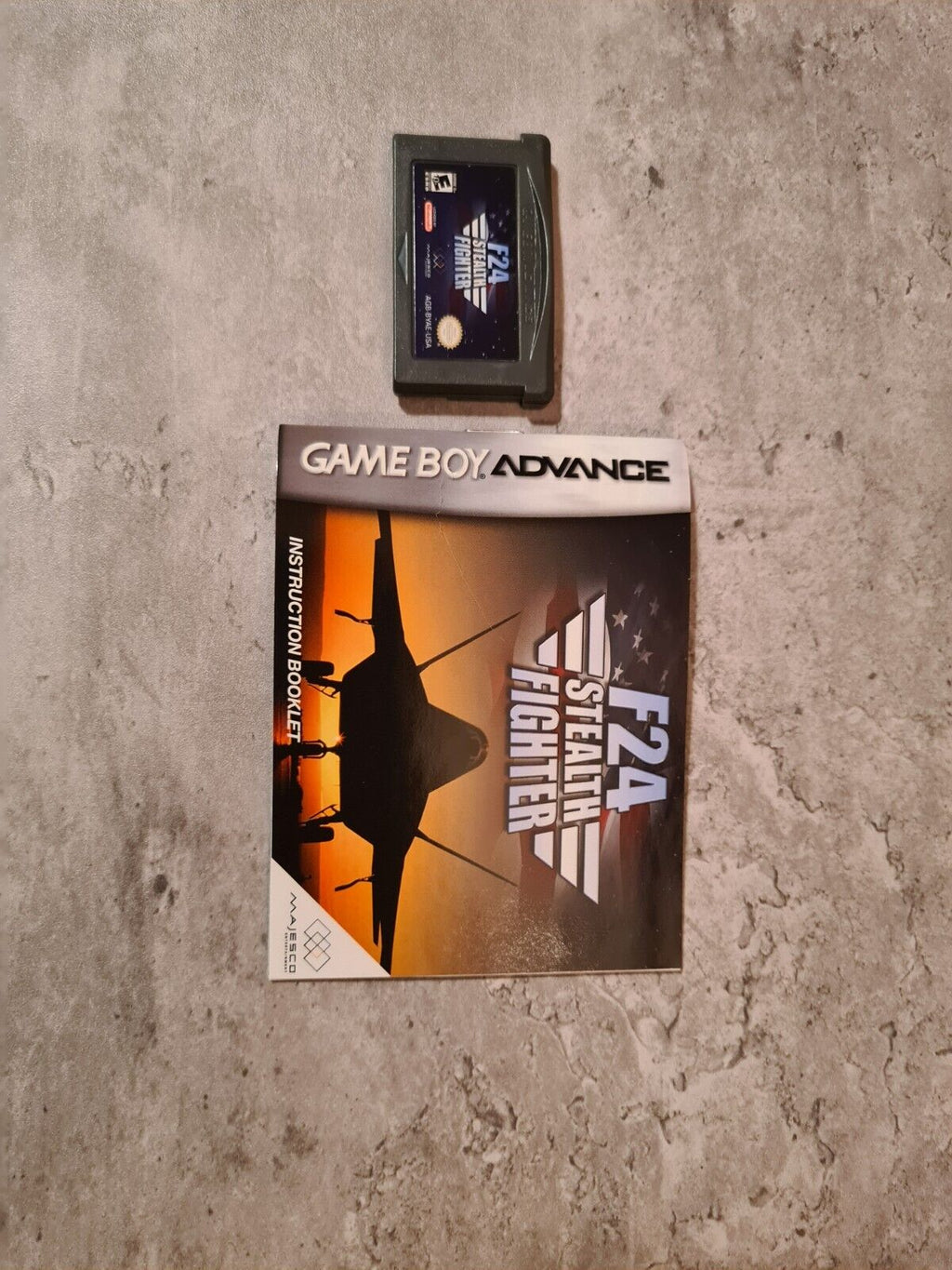 Gameboy Advance F24 Stealth Fighter mit OVP und Anleitung USA - T-Retro-Games 