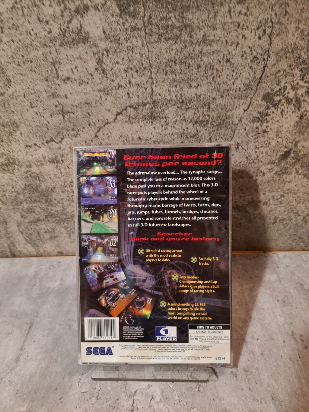 Sega Saturn Scorcher mit OVP und Anleitung NTSC-USA - T-Retro-Games 