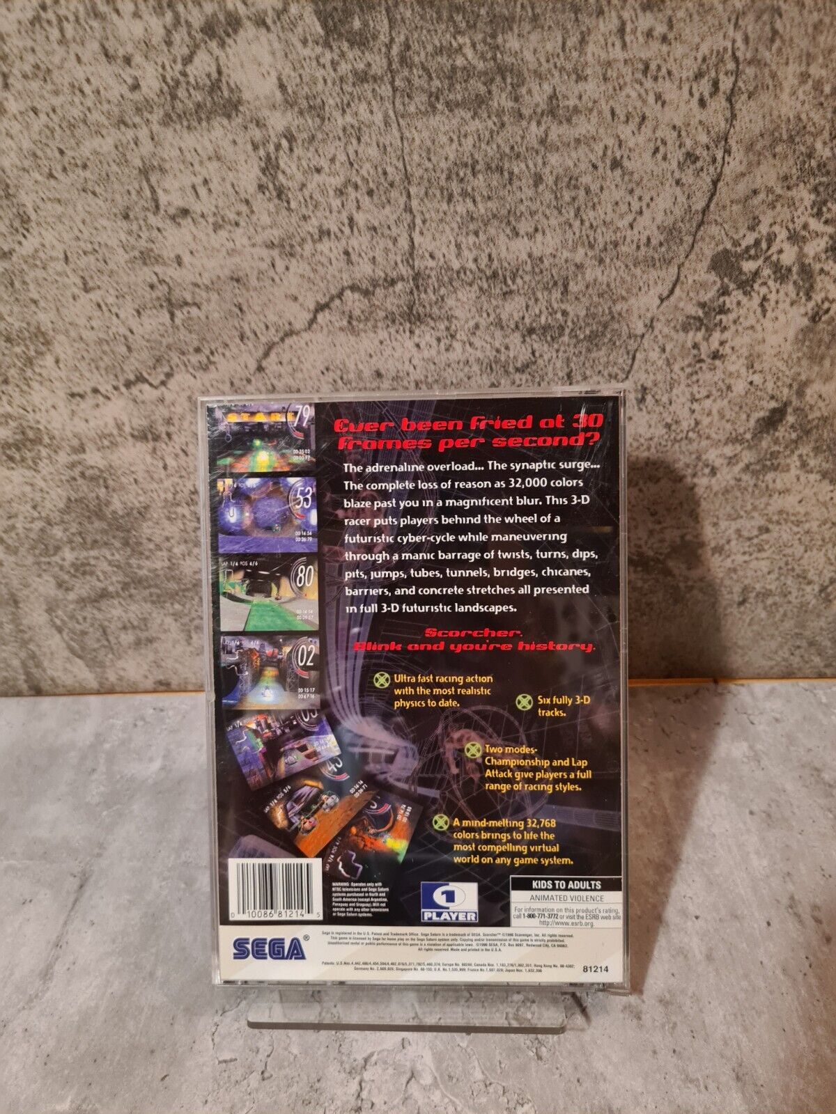 Sega Saturn Scorcher mit OVP und Anleitung NTSC-USA - T-Retro-Games 