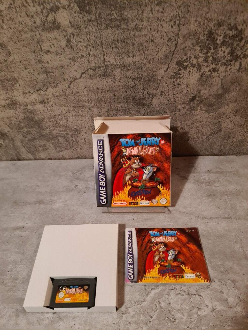 Gameboy Advance Tom and Jerry in Infurnal Escape mit OVP und Anleitung EUR - T-Retro-Games 