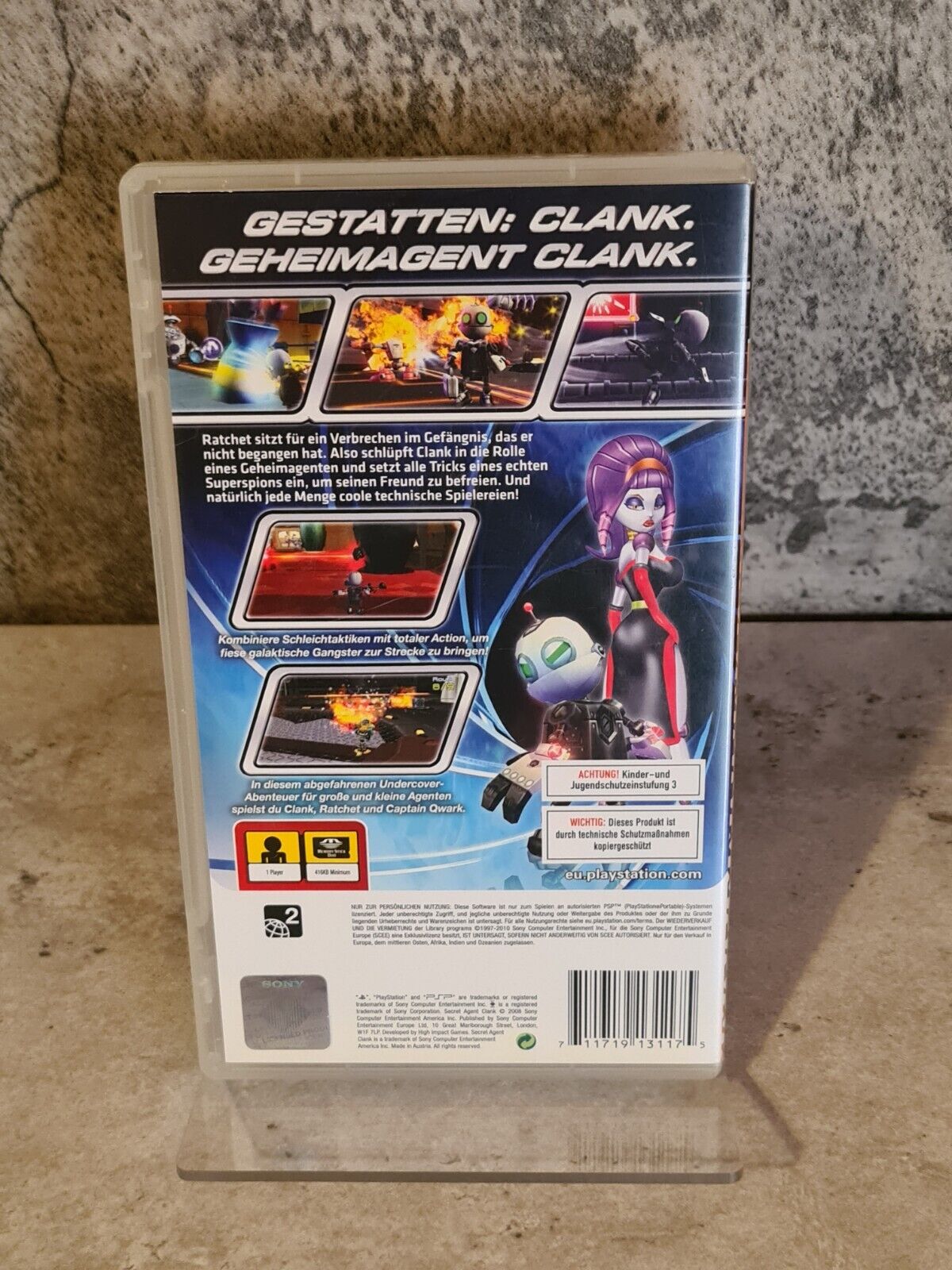 Sony PSP Spiel Secret Agent Clank mit OVP und Anleitung Deutsch - T-Retro-Games 