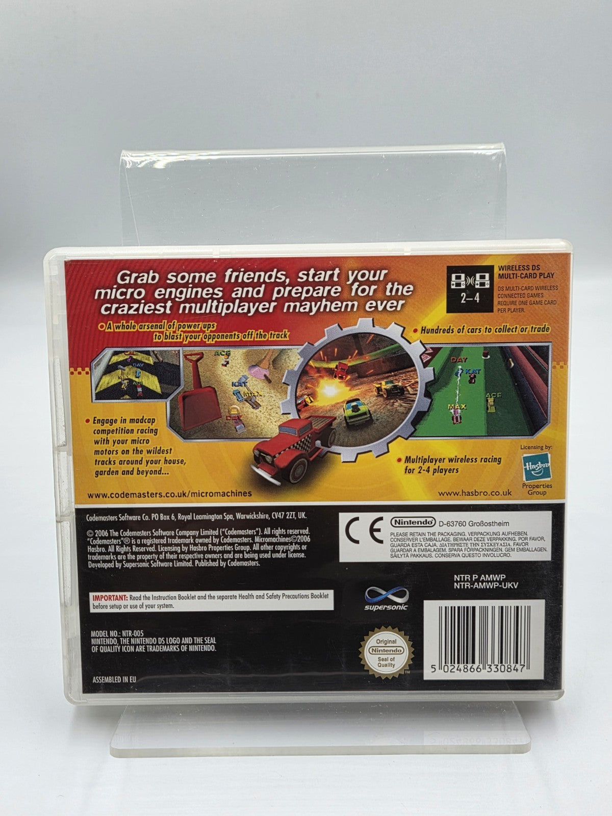 Nintendo DS Micro Machines V4 mit OVP und Anleitung UKV