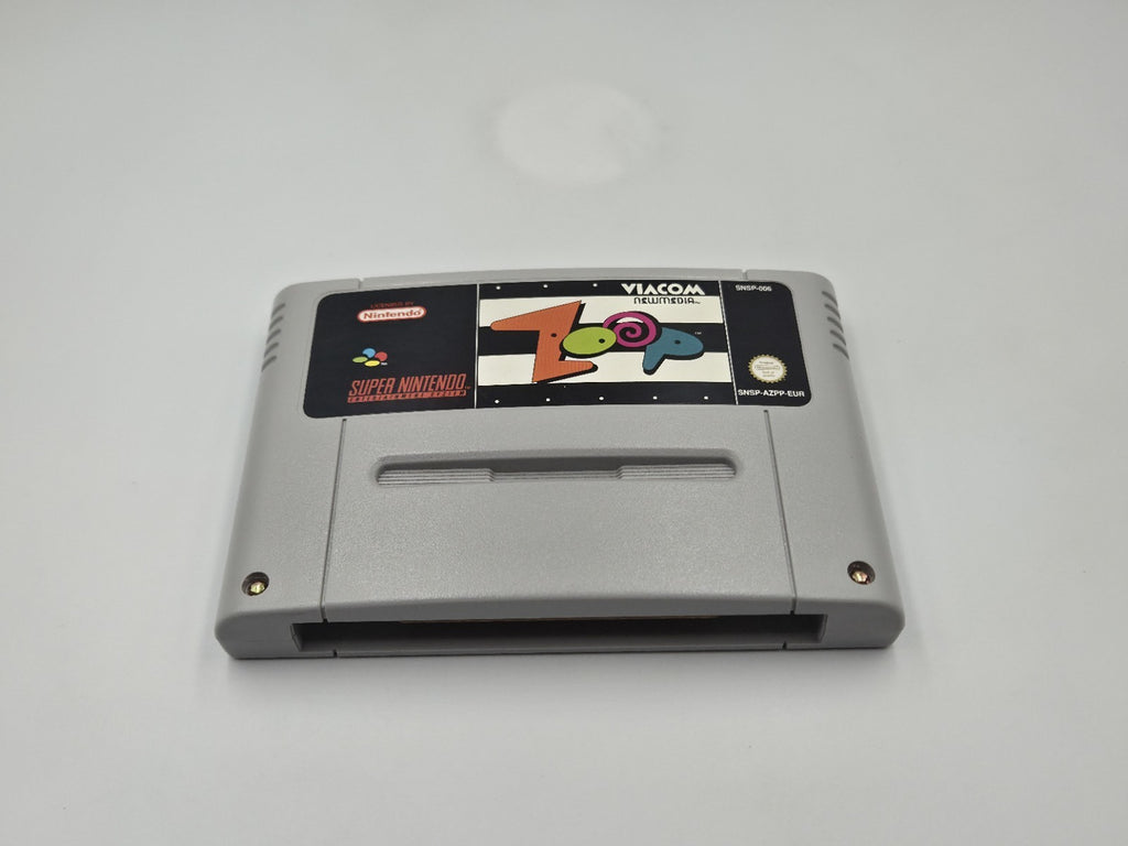 SNES Super Nintendo Spiel Zoop mit OVP und Anleitung EUR