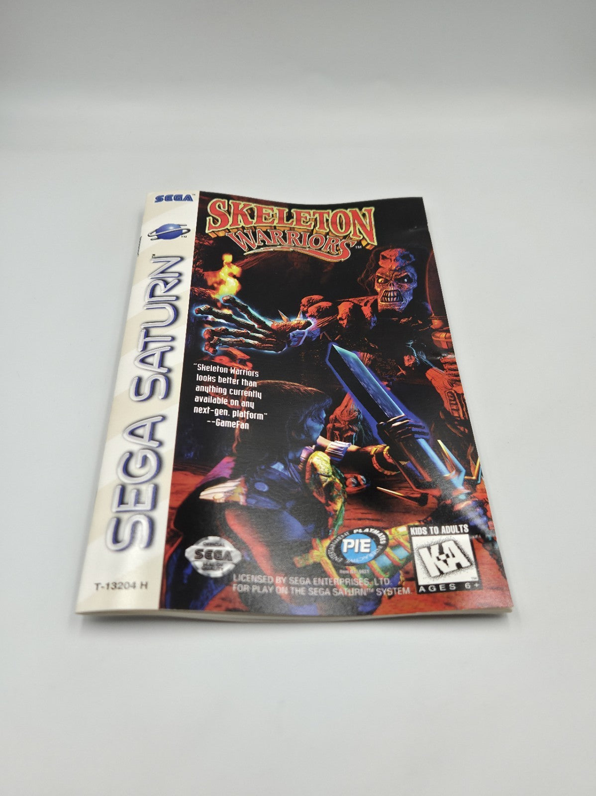 Sega Saturn Spiel Skeleton Warriors mit OVP und Anleitung NTSC-USA