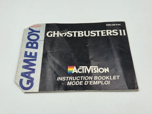 Game Boy Classic Ghostbusters II Spielanleitung Instruction Booklet FAH
