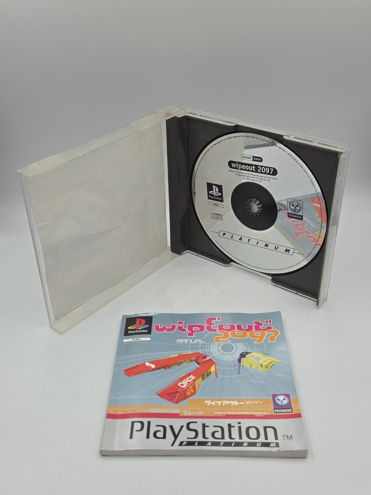 PS1 Playstation 1 Spiel wipEout 2097 mit OVP und Anleitung Multilingual