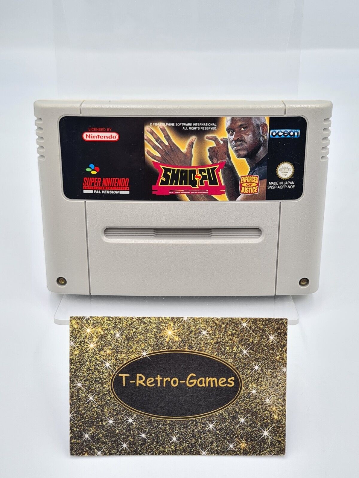 SNES Super Nintendo Shaq-Fu Modul NOE - T-Retro-Games 