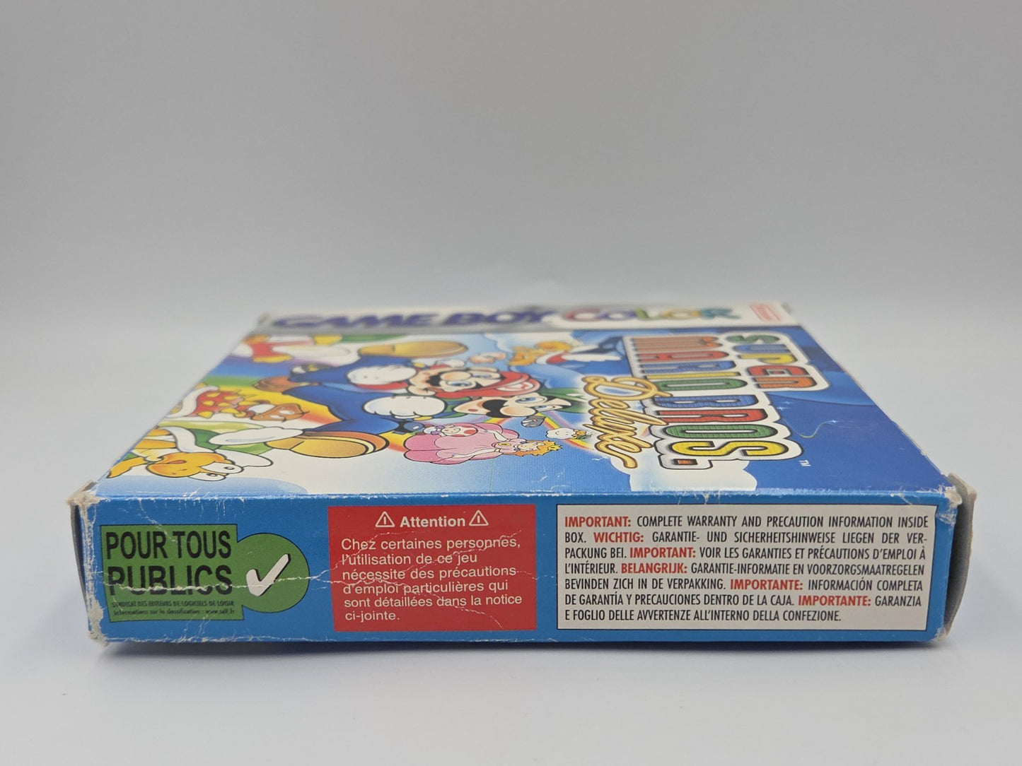 Nintendo Game Boy Color Super Mario Bros. Deluxe mit OVP und Anleitung EUR