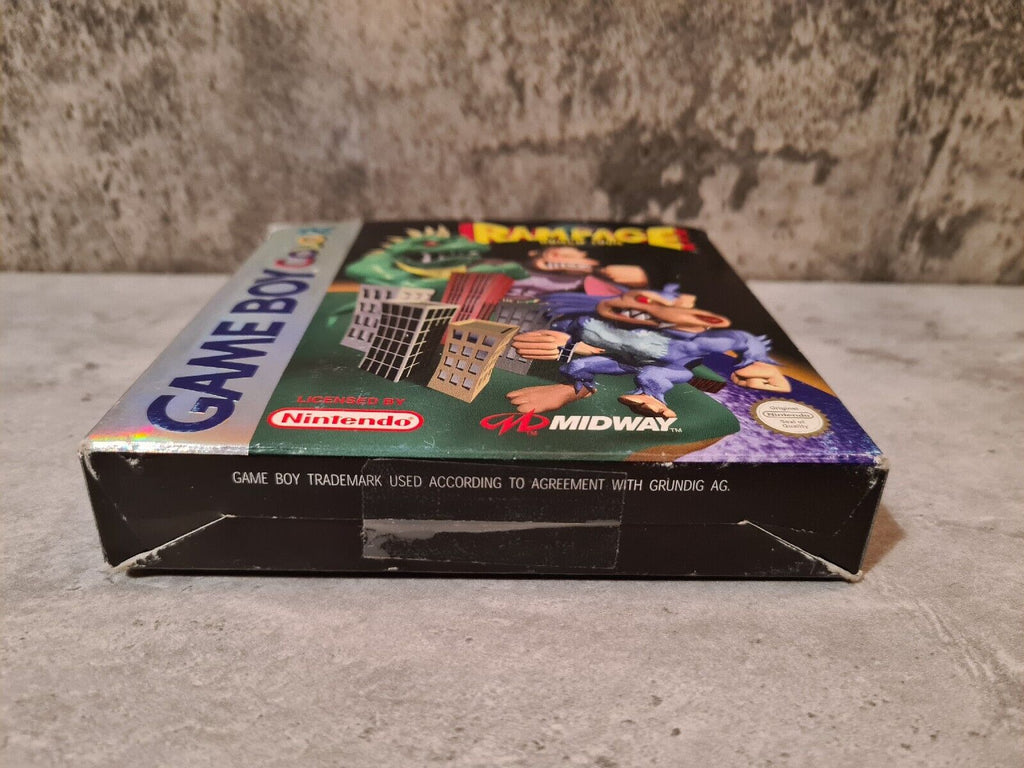 Nintendo Game Boy Color Rampage World Tour mit OVP und Anleitung EUR - T-Retro-Games 